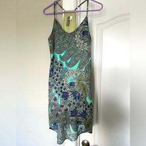 Paisley/floral halter dress